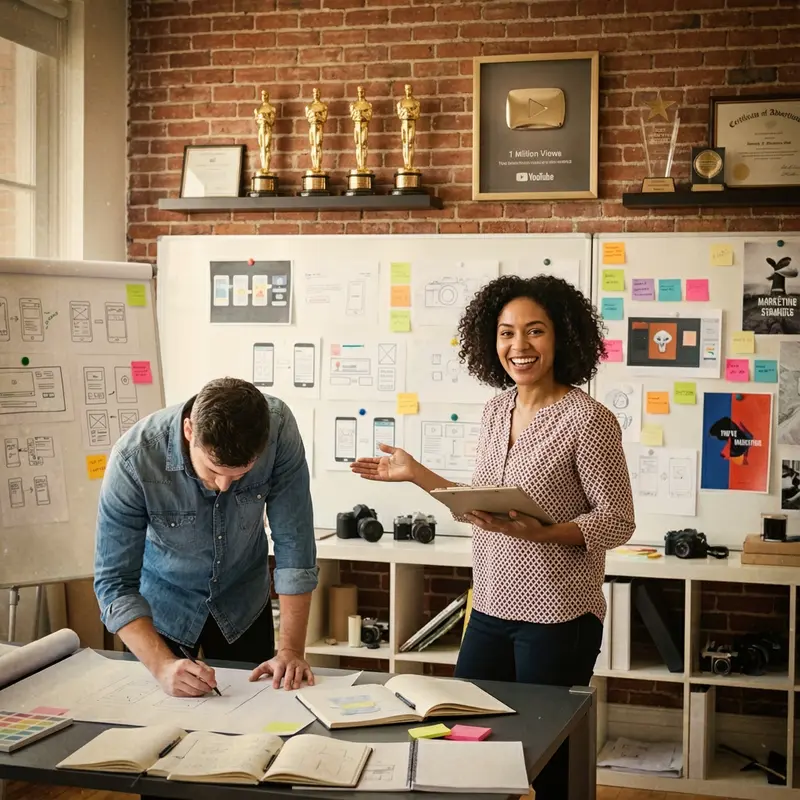 AI marketing assistant helping with content creation